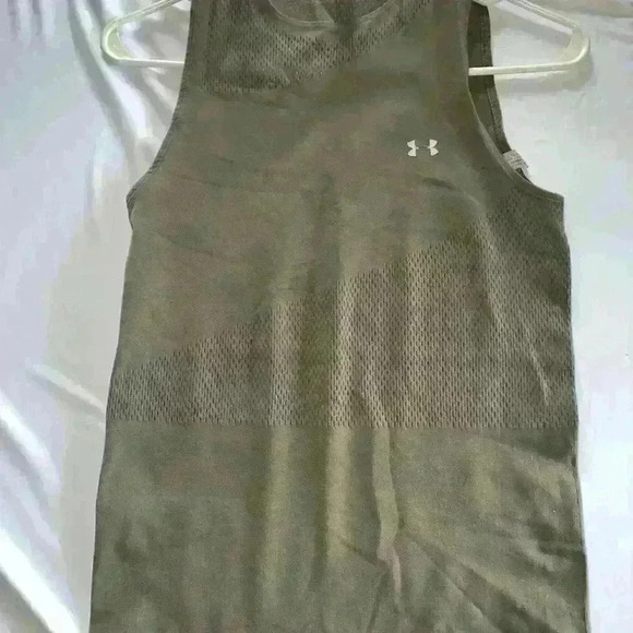 Under Armour Womens SM Tank Top T-Shirt Heatgear Workout Polyester Blend - Picture 2 of 4